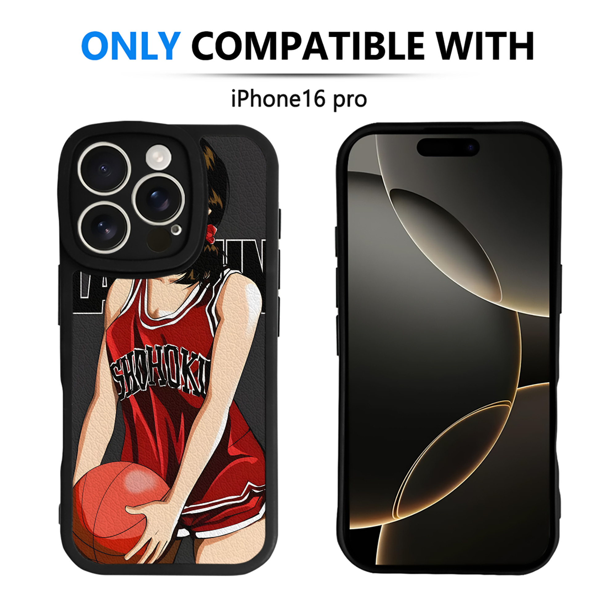 （画像用） SLAM DUNK／スラムダンク 【iPhone 16シリーズ対応】シリコンスマホケース（レザー調） 材質：シリコン